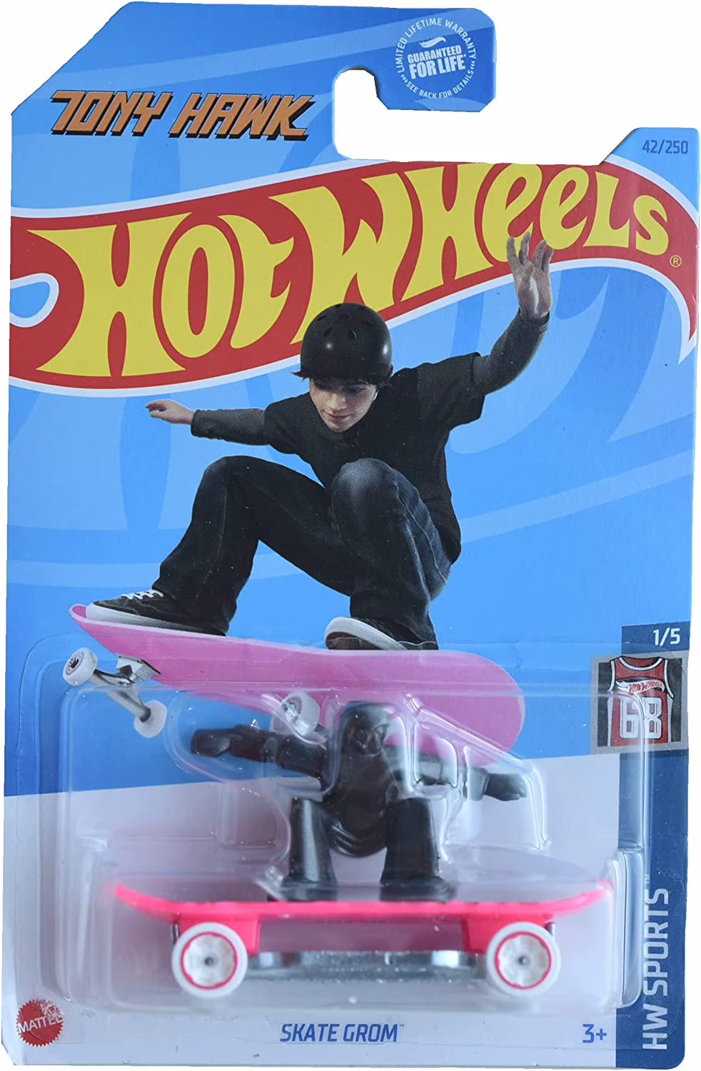 Hot Wheels Tony Hawk Skate Grom Pink HW Sports T342250