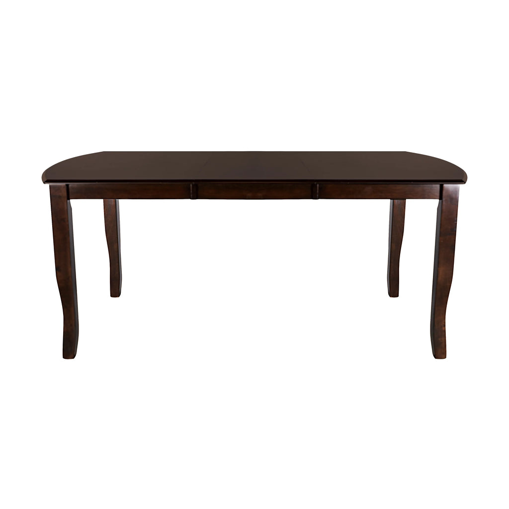 Dark Cherry Mango Veneer Wood Dining Table V3399