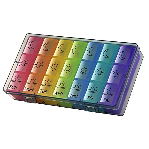 7 Day Pill Organizer with Removable Tray X86388