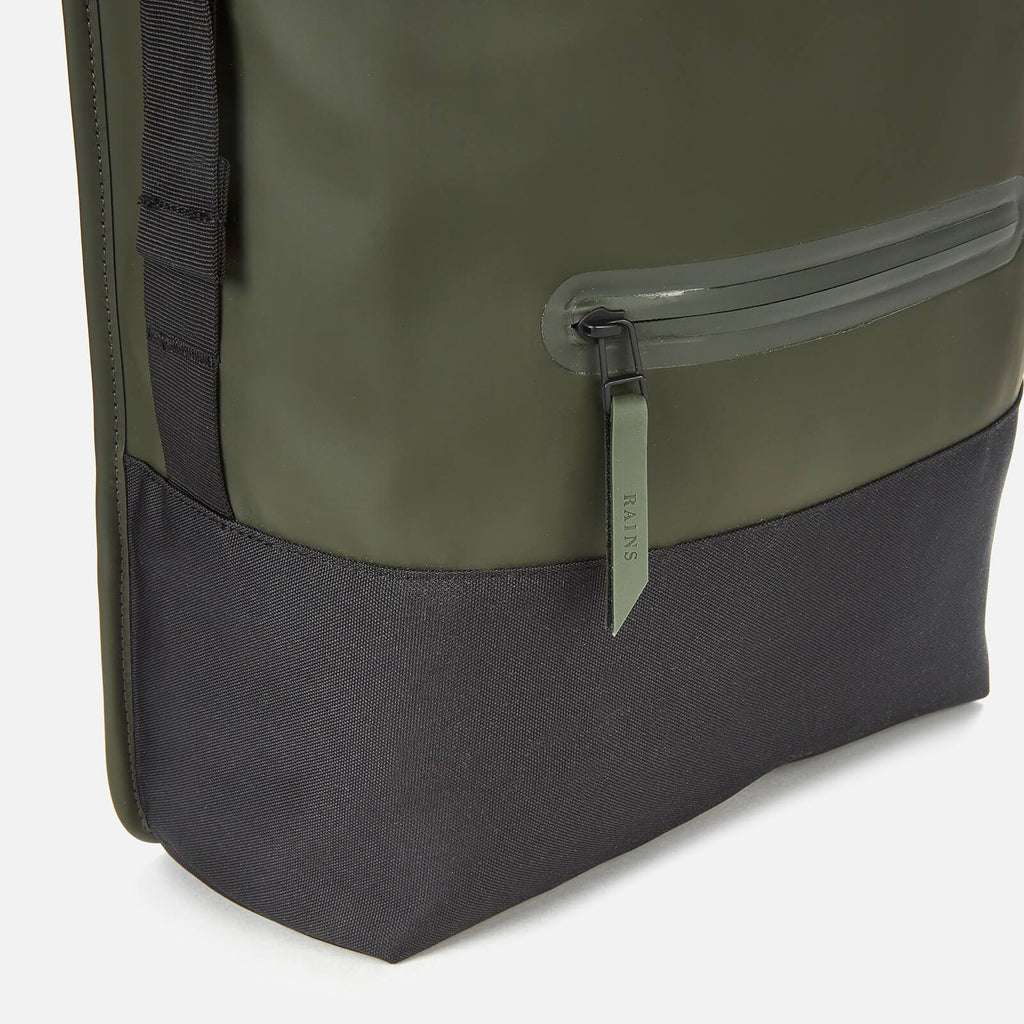 Green Buckle Rolltop Rucksack I807