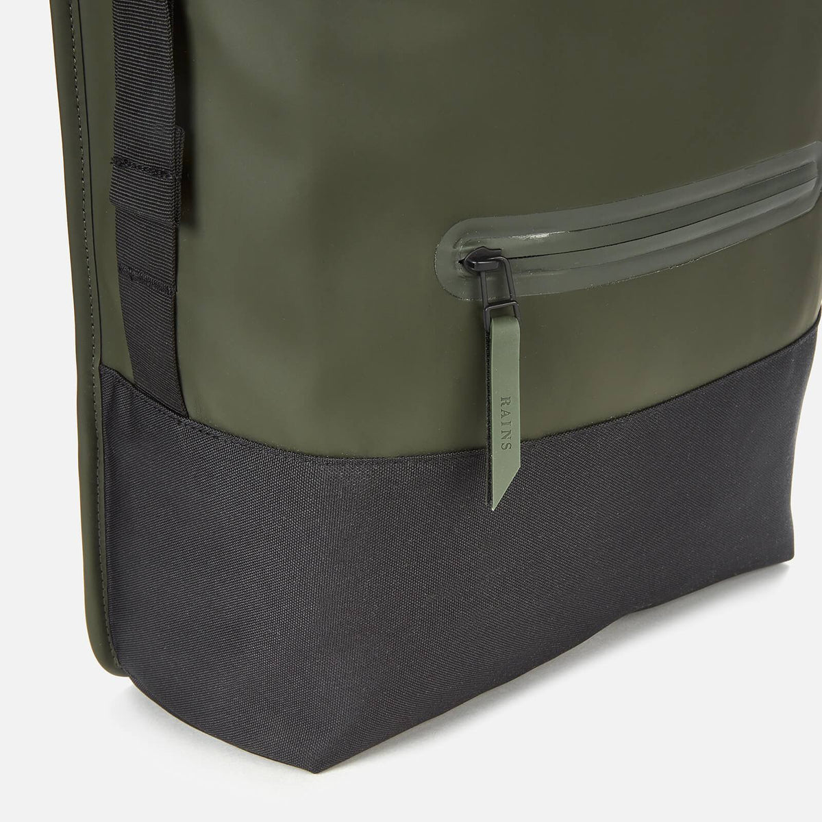 Green Buckle Rolltop Rucksack I807