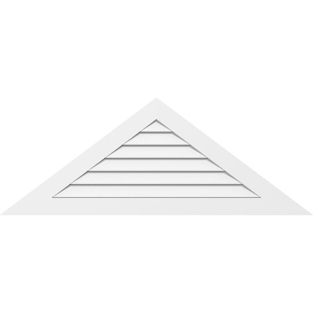 Triangle Surface Mount PVC Gable Vent U3100