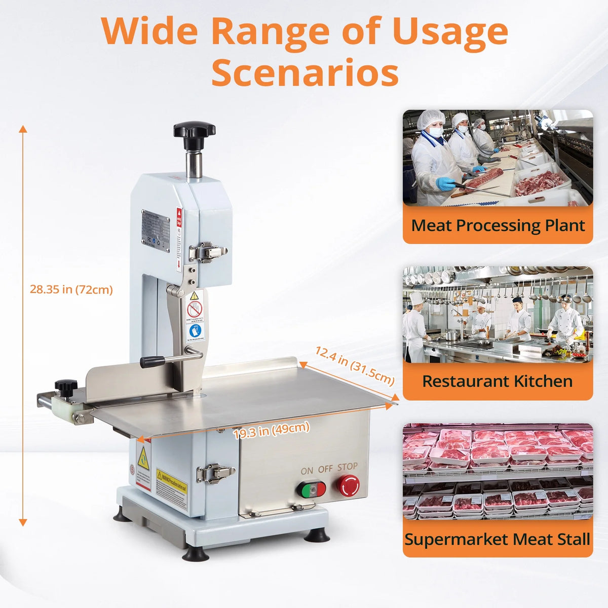 750W Electric Bone Saw Meat Cutting Machine C247