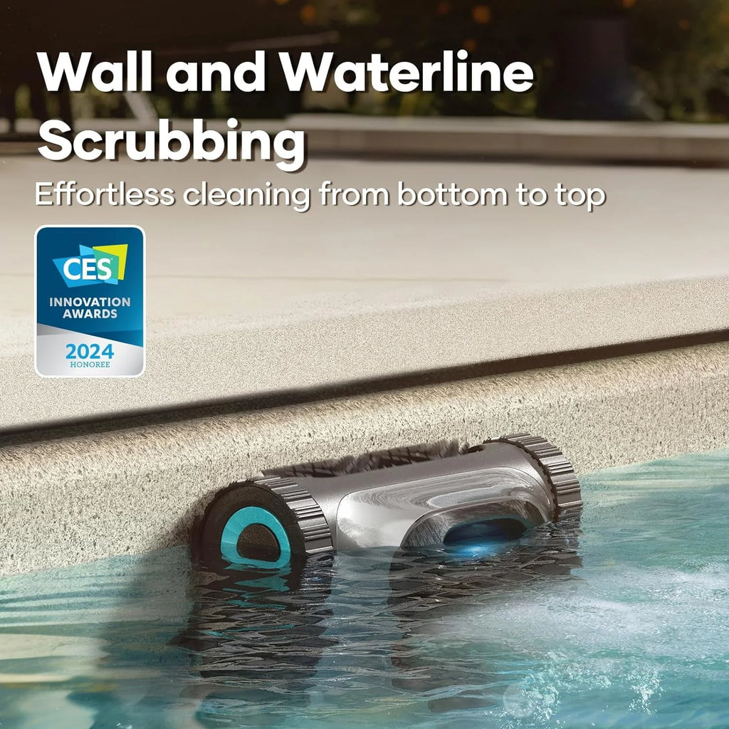 Robotic Pool Vacuum Cleaner with Wall Cleaning X141