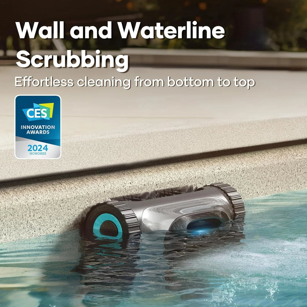 Robotic Pool Vacuum Cleaner with Wall Cleaning X141