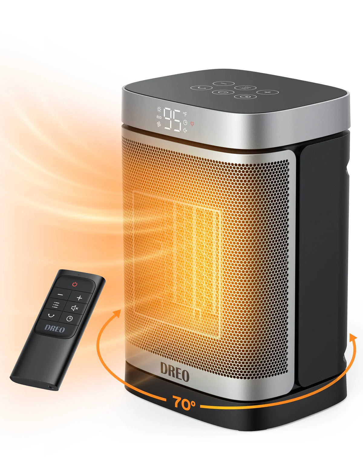 1500W PTC Electric Space Heater with Remote Z8867