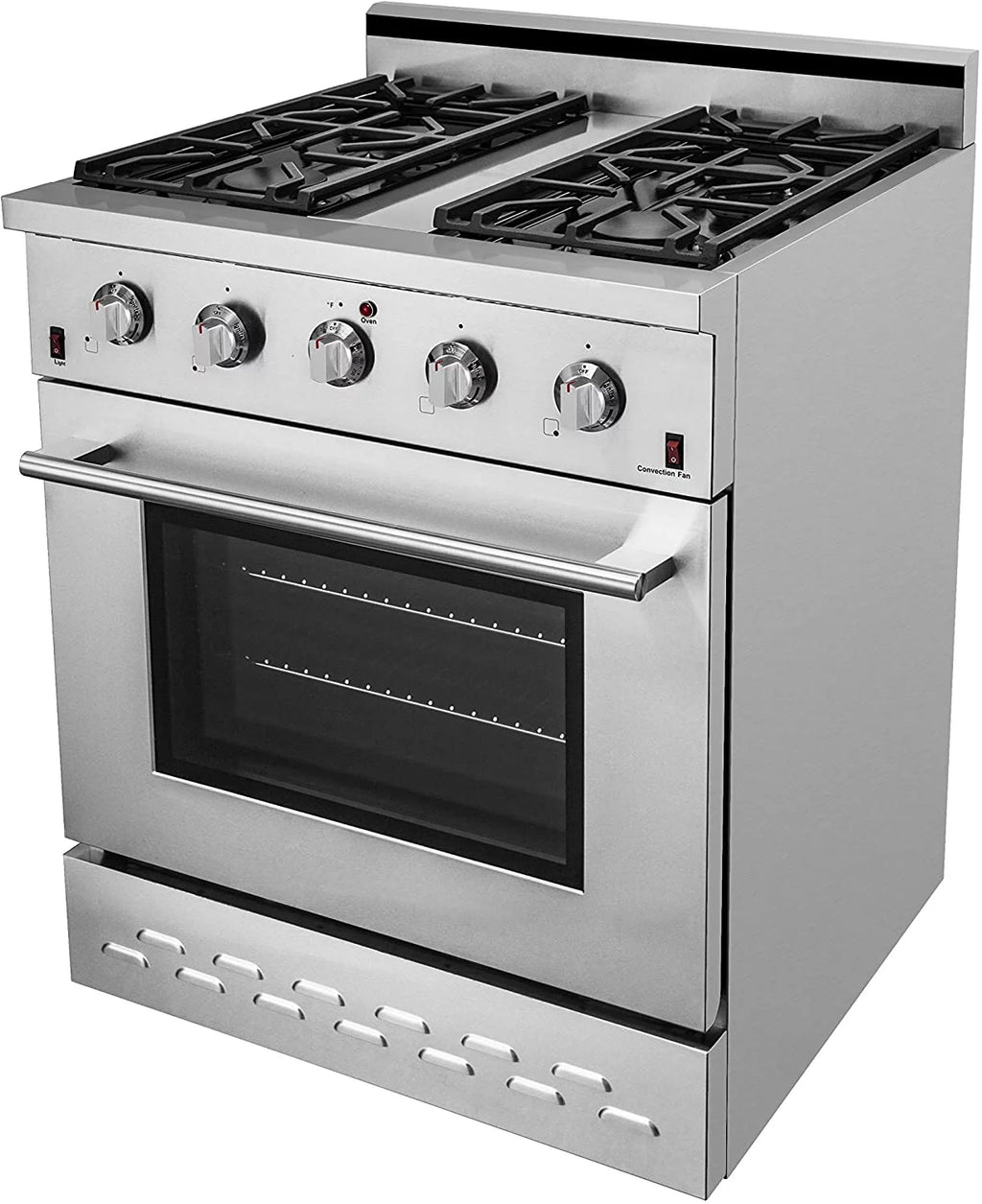 30" Stainless Steel Natural Gas Range with 4.5 cu.ft. Convection Oven M5723