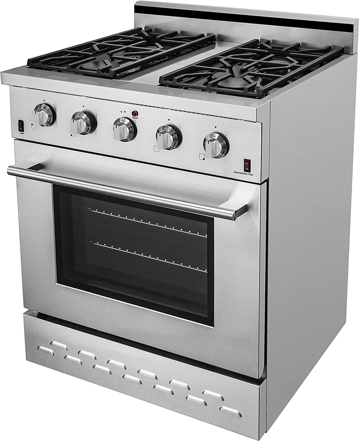 30" Stainless Steel Natural Gas Range with 4.5 cu.ft. Convection Oven M5723