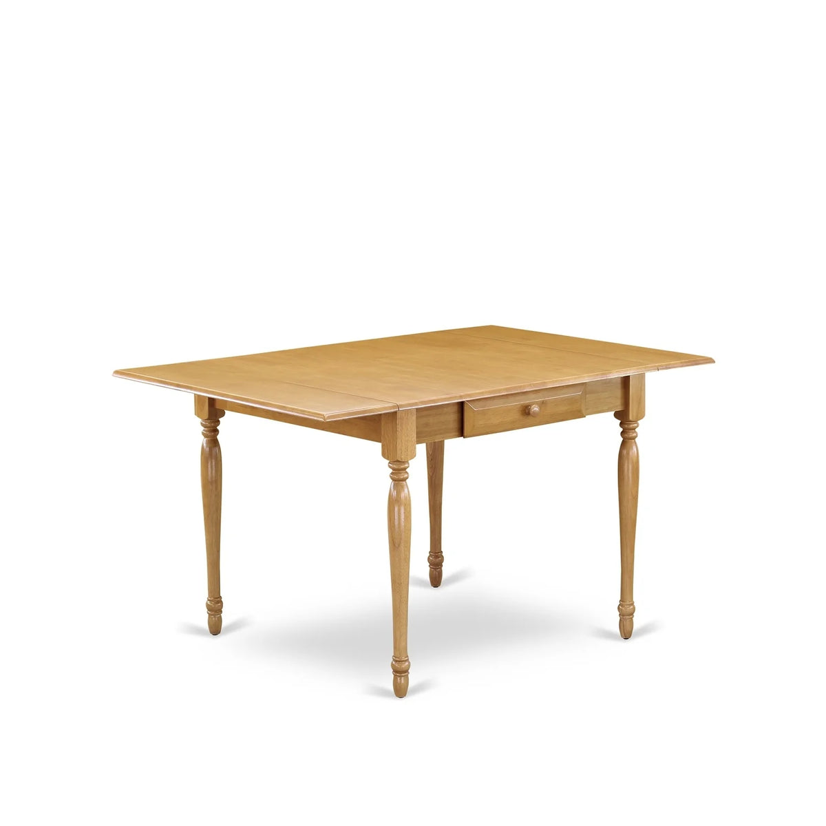 5 Pieces Drop Leaf Solid Wood Dining Table Set A303125