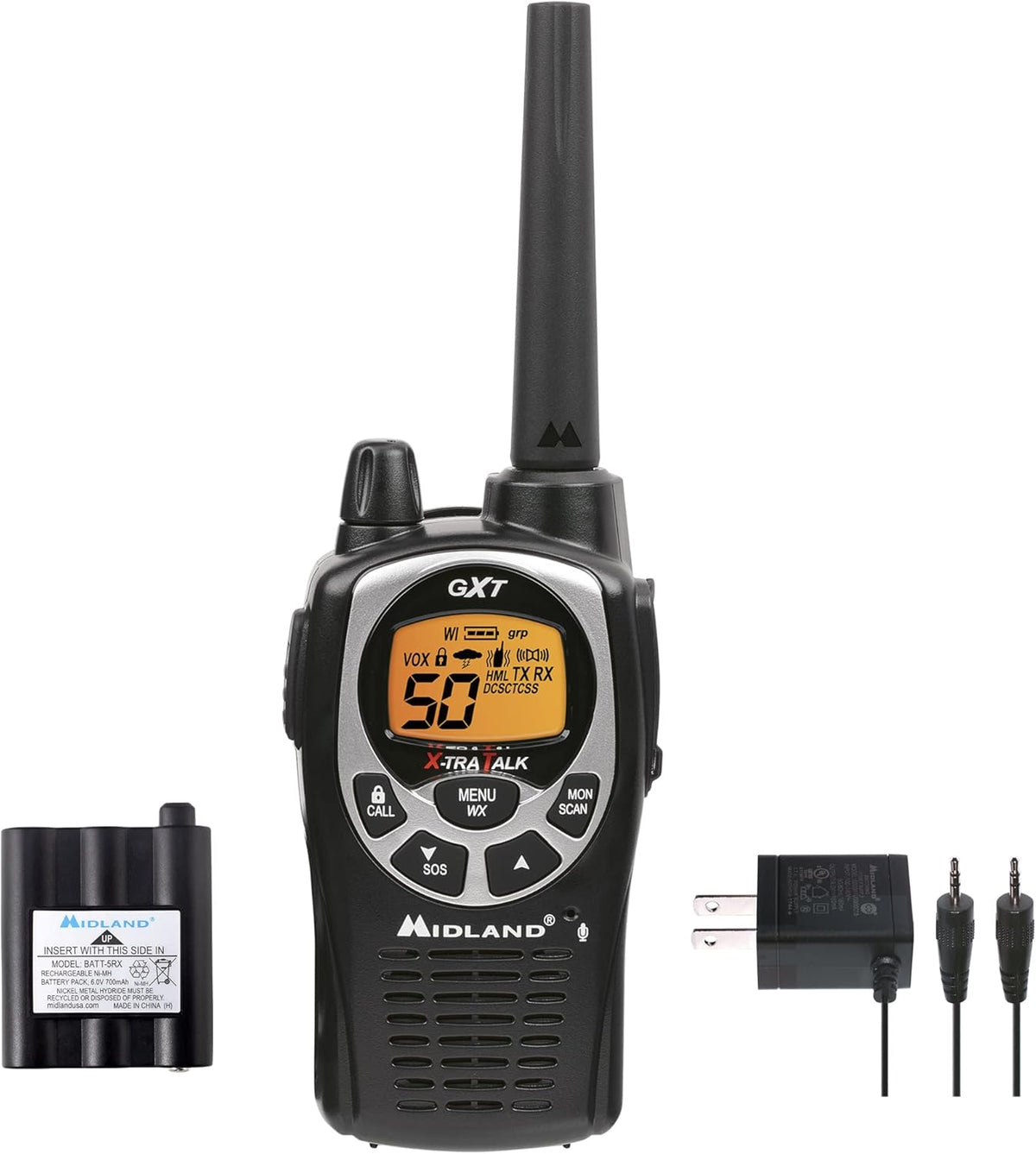 50 Channel Waterproof GMRS Two-Way Radio 3-Pack U135