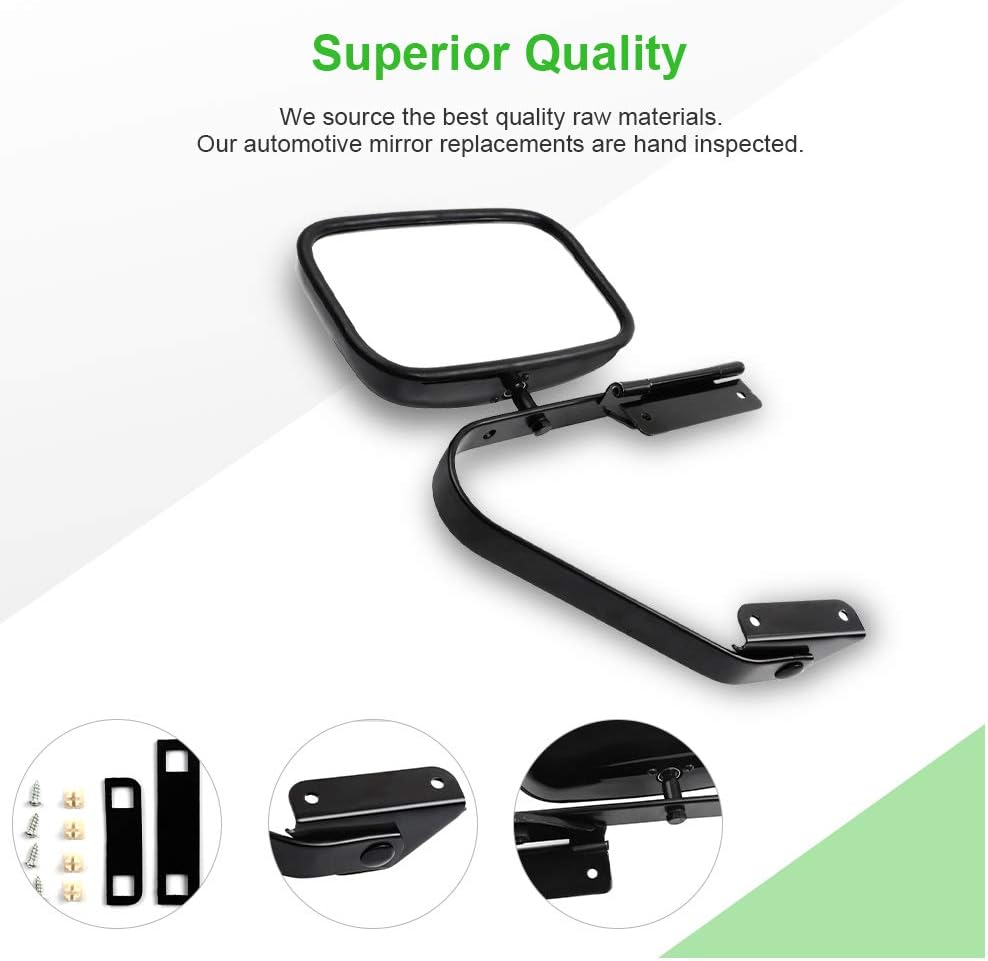 Manual Fold Side View Mirrors Pair Z8286