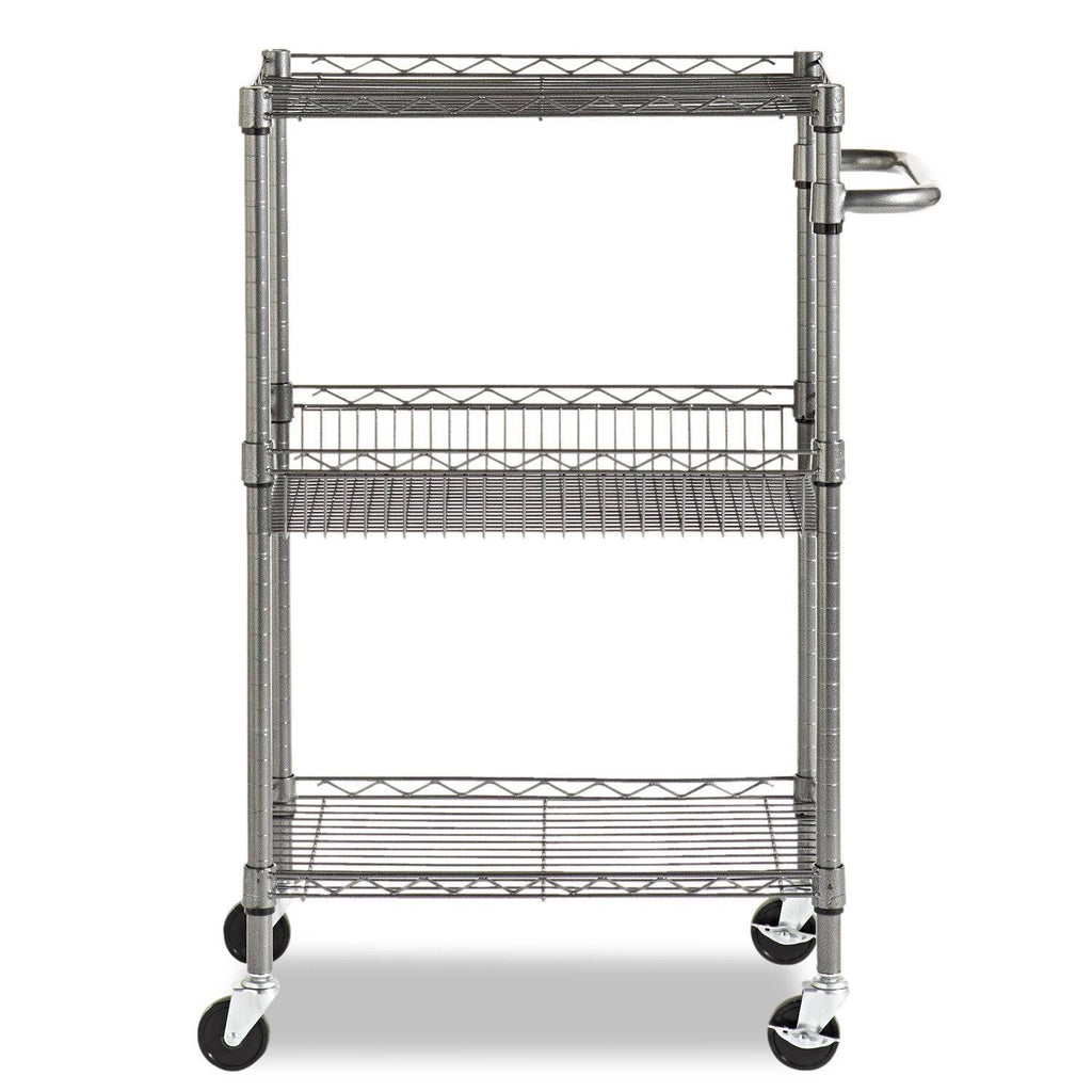 3-Tier Wire Rolling Cart J896