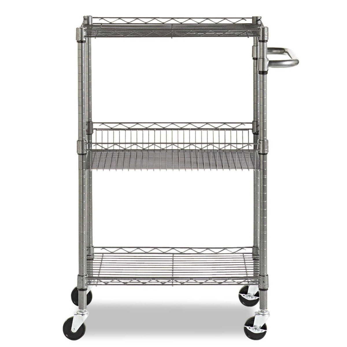 3-Tier Wire Rolling Cart J896