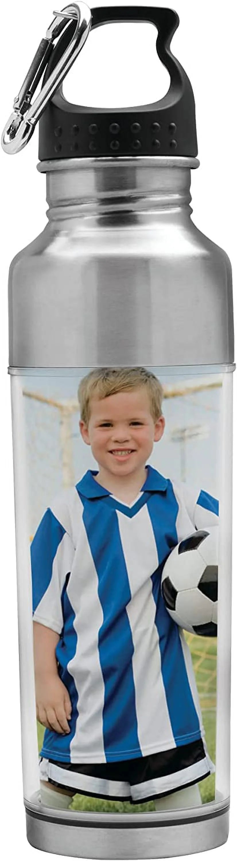 15 oz Stainless Steel Photo Water Bottle Pack of 24 D162084