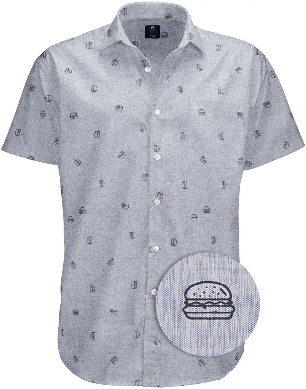 Big And Tall Short Sleeve Button Shirt Z2406