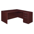 60 in. Mahogany L-Desk with 47 in. Return G827865