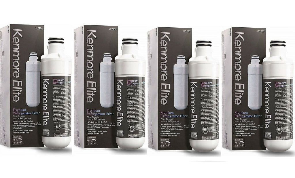 4 Pack Fridge Water Filter H590