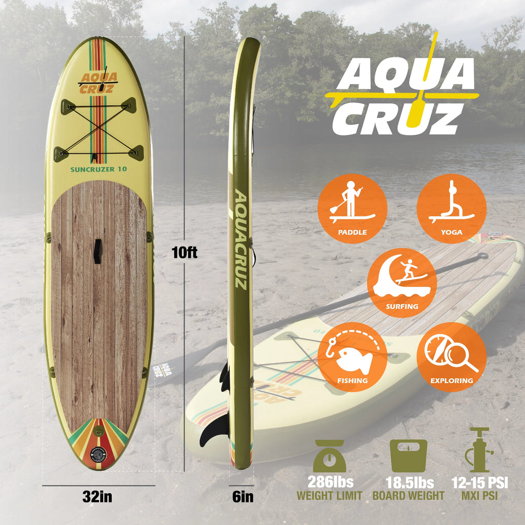 10 ft. Inflatable Stand Up Paddle Board Set with Accessories S65337