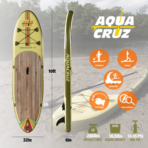 10 ft. Inflatable Stand Up Paddle Board Set with Accessories S65337