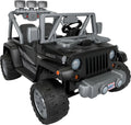 12V Battery-Powered Ride-On Vehicle with Lights & Sounds, Black B4415