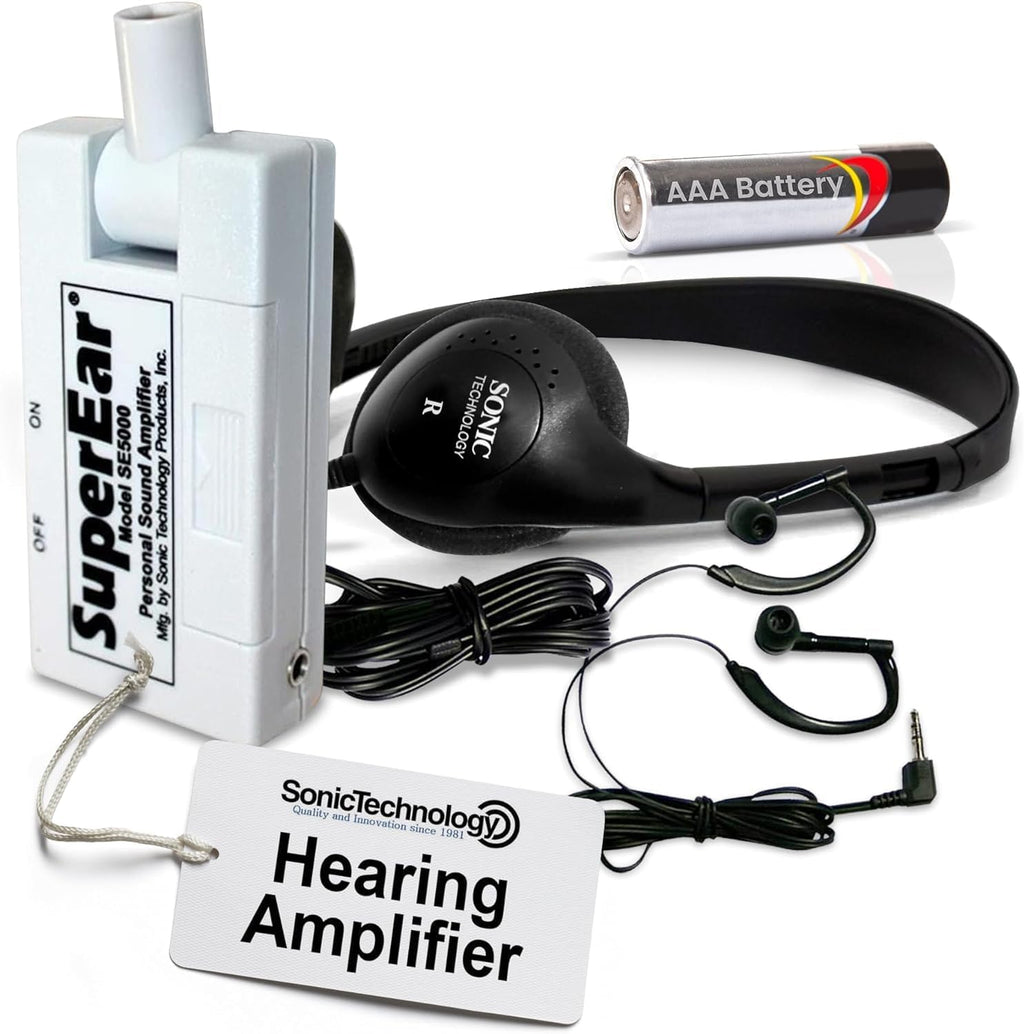 50dB Gain Hand Held Pocket Size Audio Amplifier with Headphones H376215