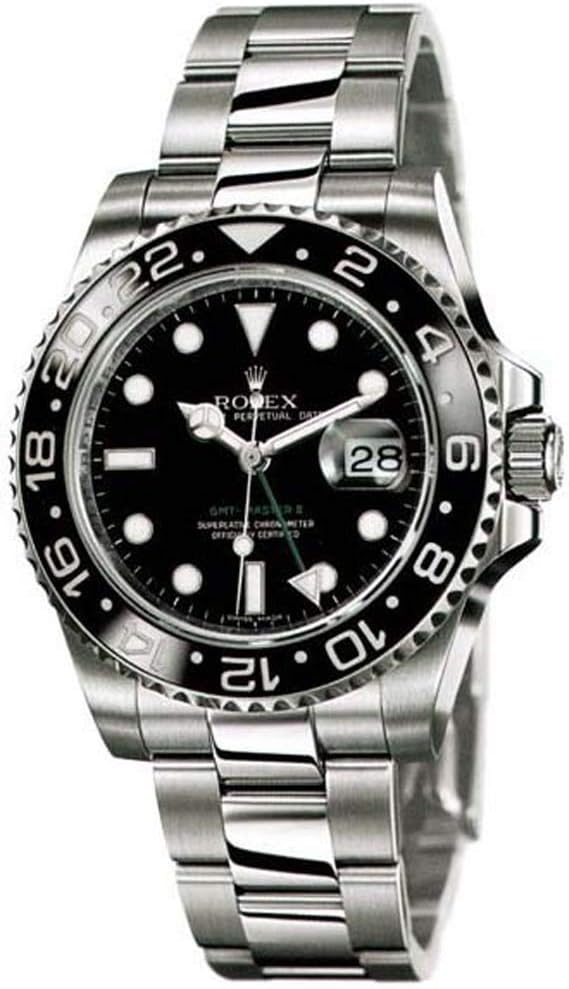 Stainless Steel Watch Black Dial S335
