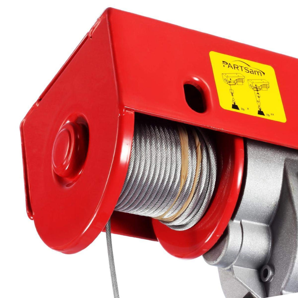 Electric Cable Hoist with Wireless Remote Control, 38ft Lifting Height W2784