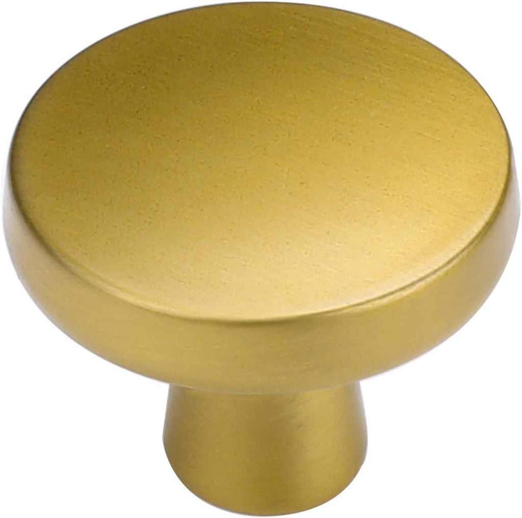 25 Pack Black Round Cabinet Knobs L476631