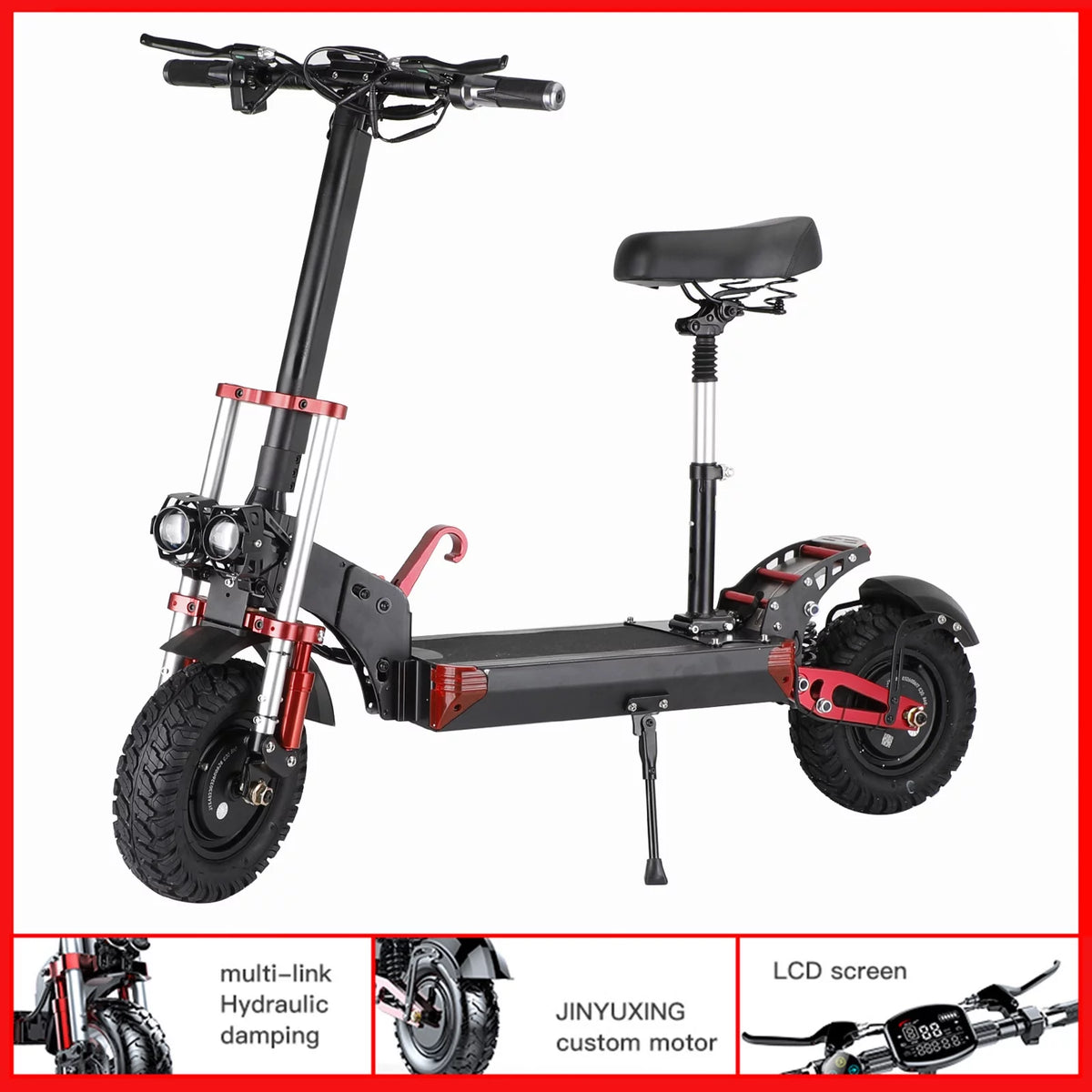 2000W 21ah Off-road Alloy Electric Scooter X886