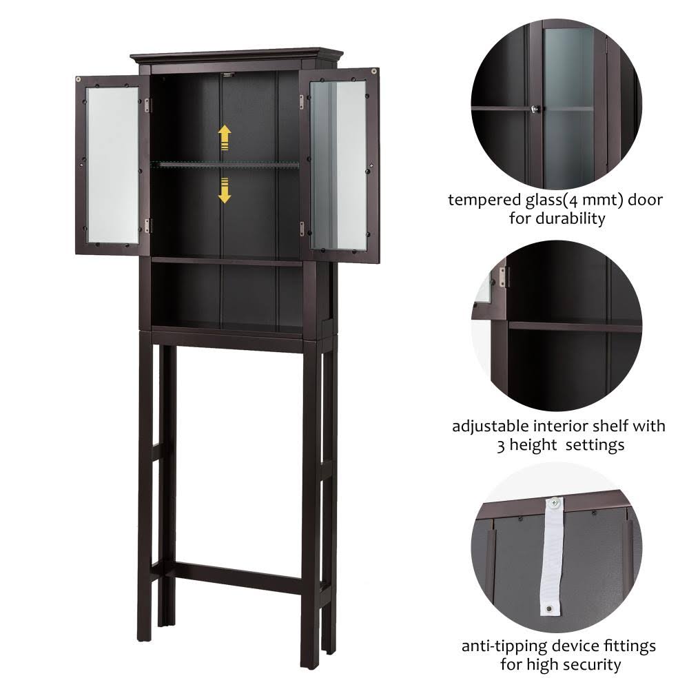Espresso Bathroom Cabinet S769