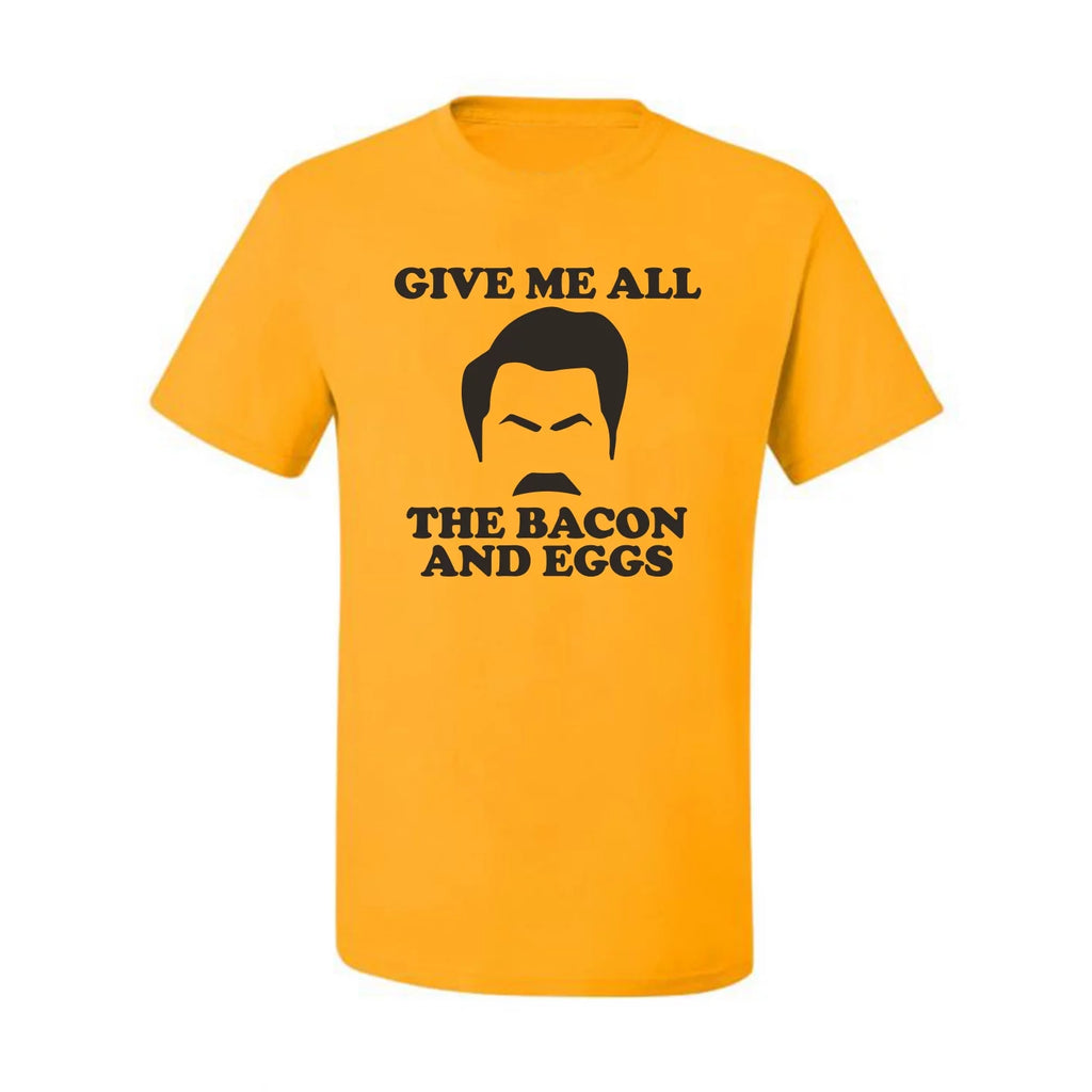 Gold Men's Graphic T-Shirt R9253