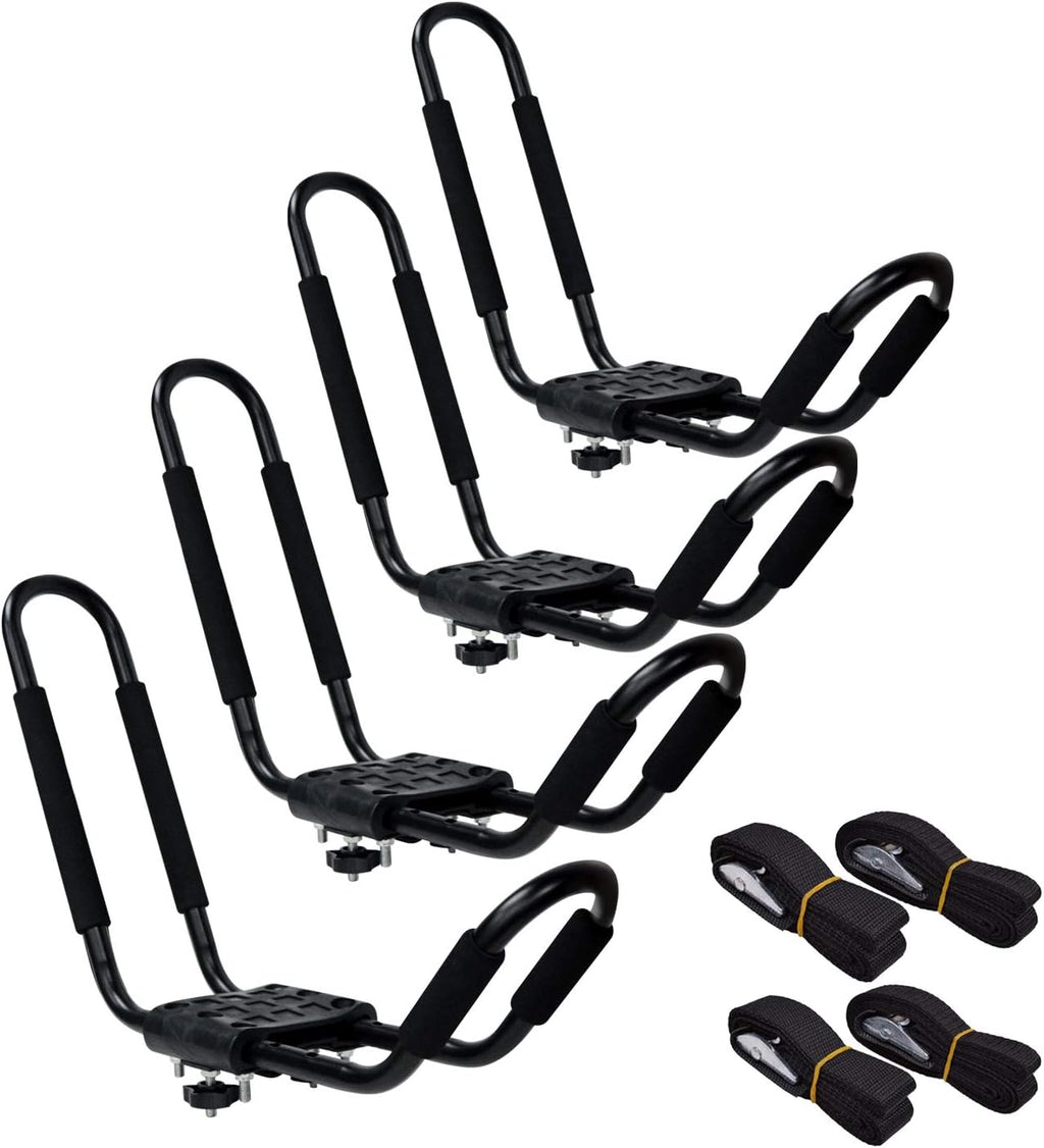 2 Pairs Kayak Roof Rack with J Hooks E22810