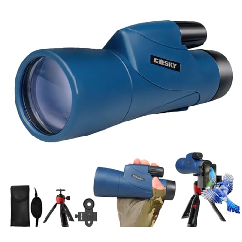 12x55 HD Monocular Telescope with BAK4 Prism & FMC Lens O849511