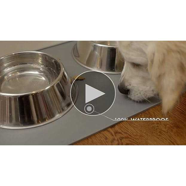 100% Waterproof BPA Free Silicone Pet Feeding Mat J500572