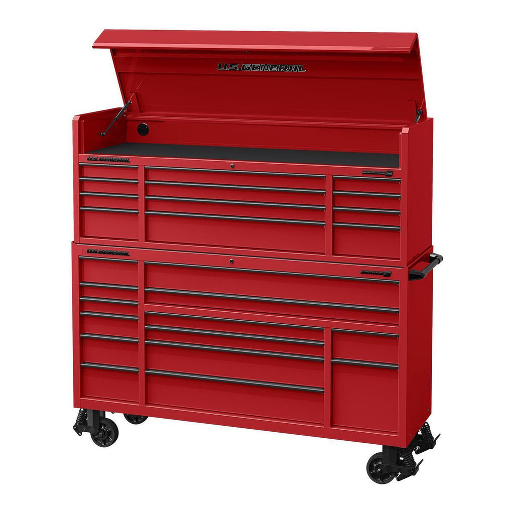 72 in. x 22 in. Triple Bank Top Chest, Red Z217737