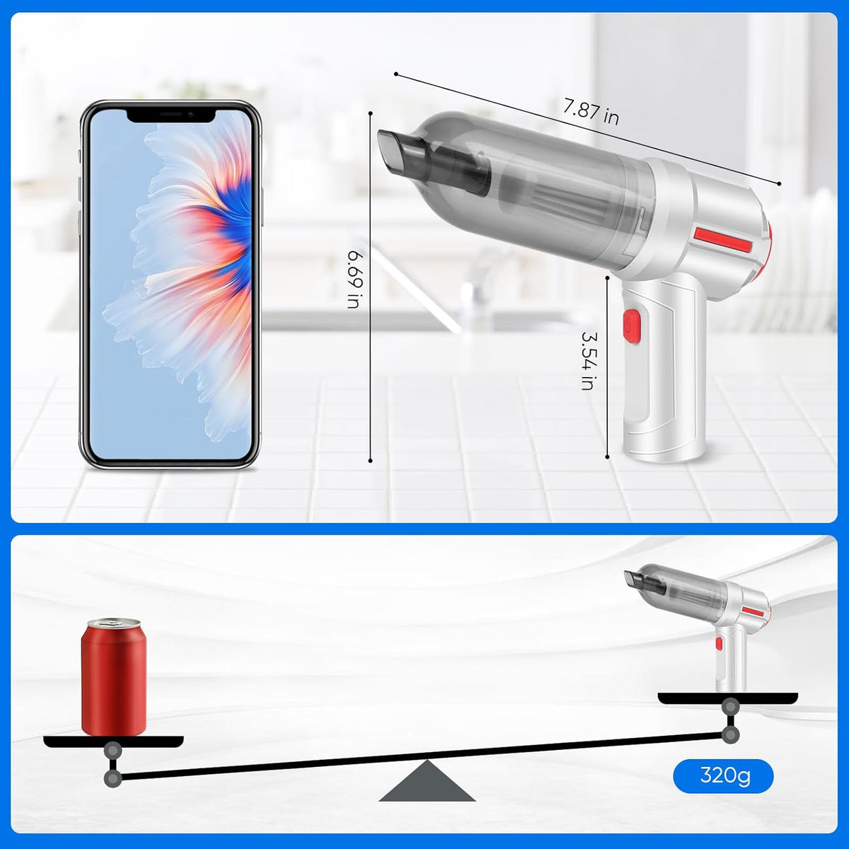 Wireless Handheld Car Vacuum Cleaner P66278