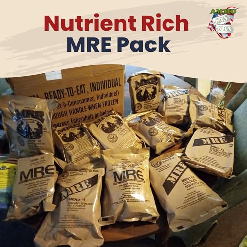12 Pack MRE with Flameless Heaters and Freeze Dried Meals I76152
