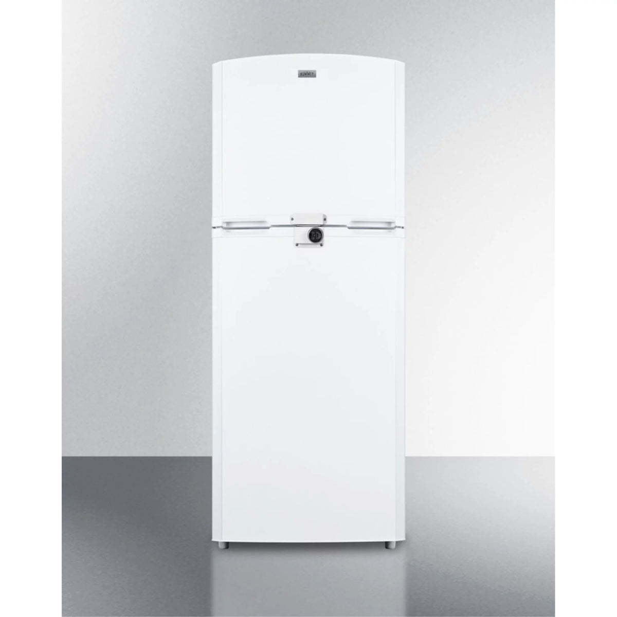 White Frost-Free Refrigerator-Freezer with Combination Lock A116440
