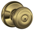 Antique Brass Privacy Knob L17589