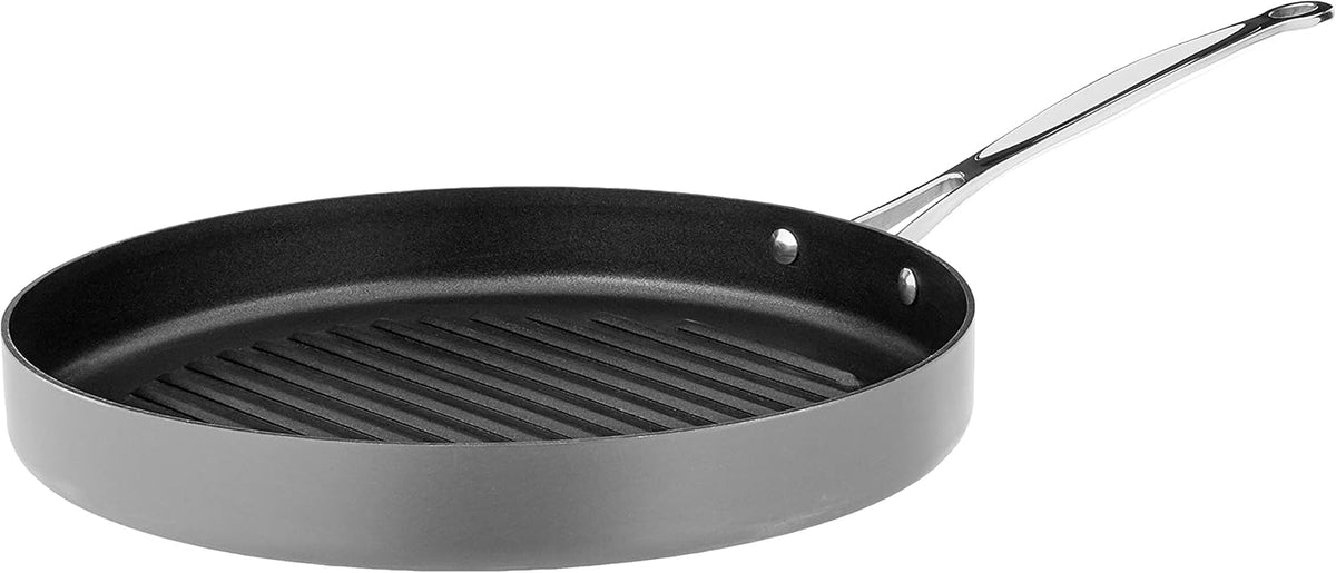 Black 3-1/2-Quart Nonstick Hard-Anodized Saute Pan with Lid, Pack of 2 H300