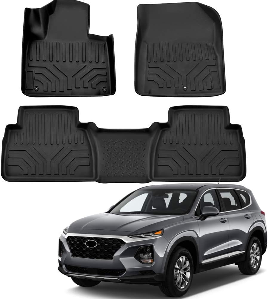 TPE Black All Weather Floor Mats Z545