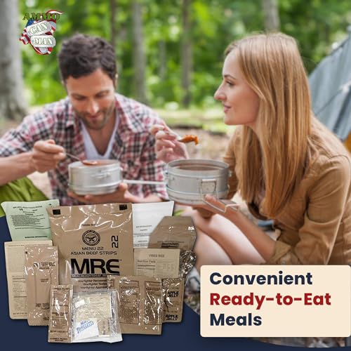 12 Pack MRE with Flameless Heaters and Freeze Dried Meals I76152