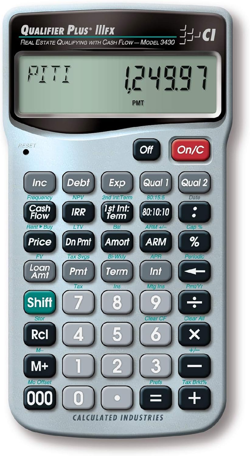 Real Estate Mortgage Finance Calculator X937586