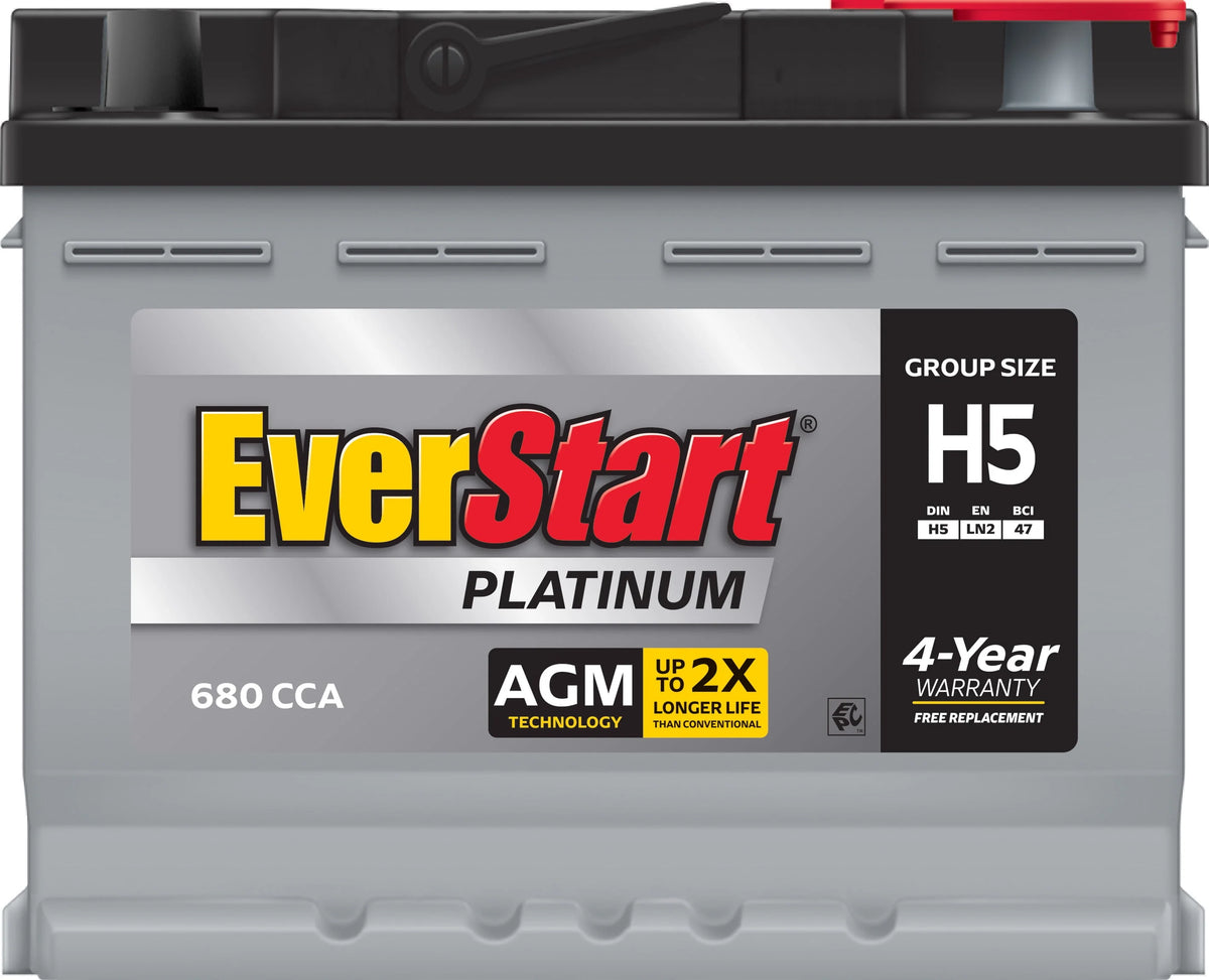 AGM Automotive Battery Group Size H5 12 Volt 680 CCA J4712