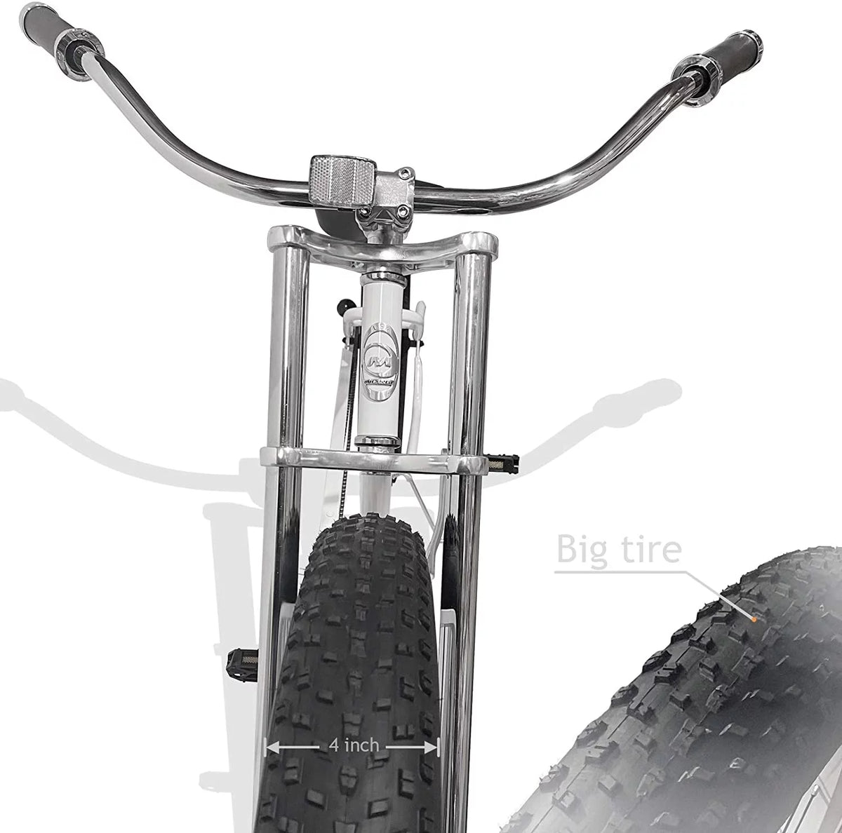 26 Single Speed Fat Tire Beach Cruiser Bike F179