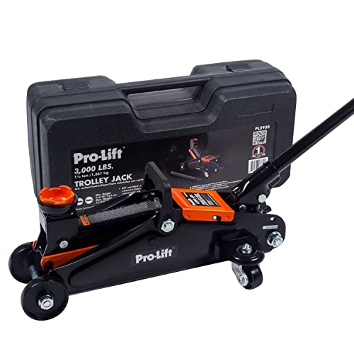 Grey Hydraulic Trolley Jack 3000 LBS 12 Inch N836