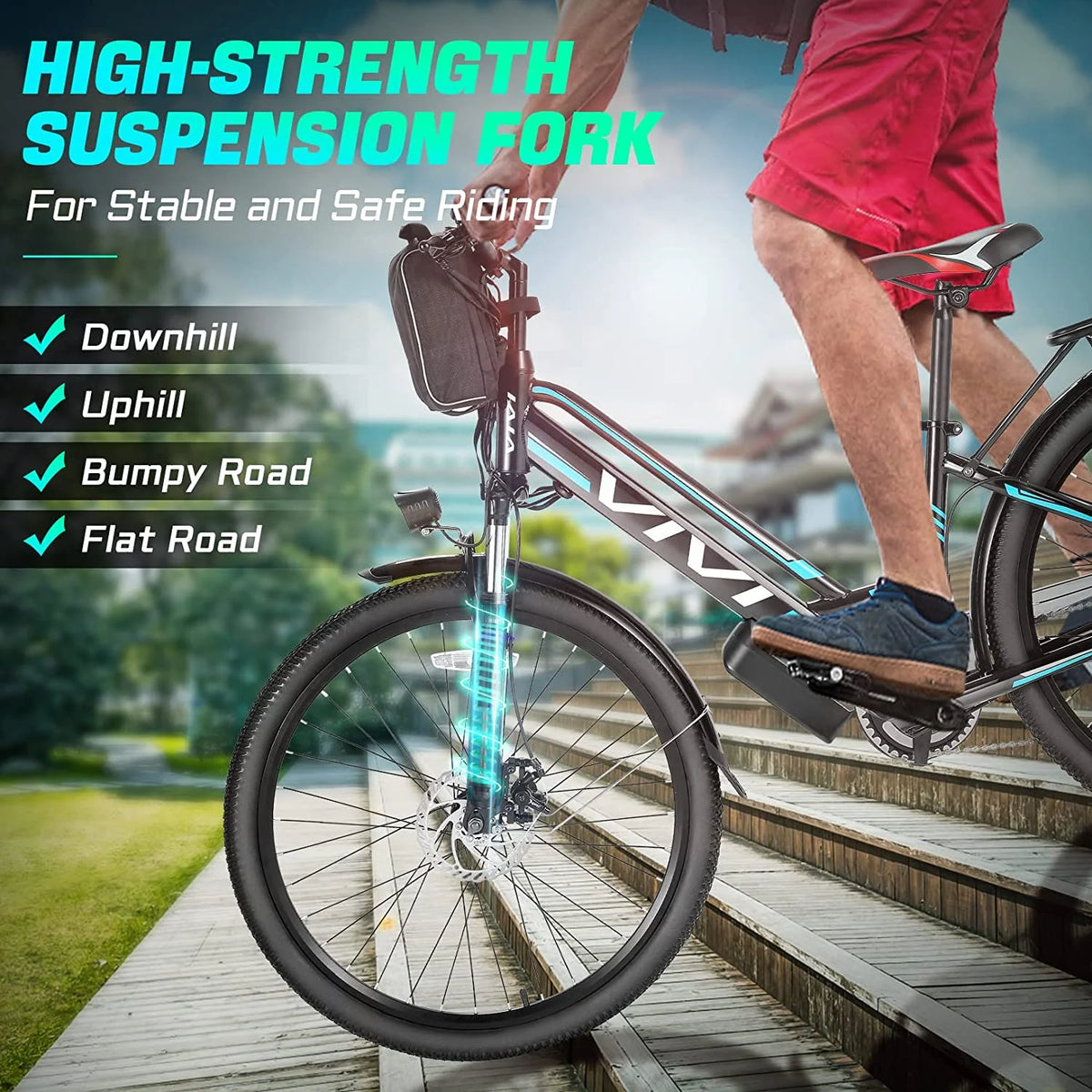 Electric Cruiser Bike 500W Step-Through 20MPH O448