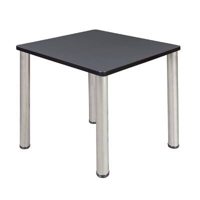 Square Breakroom Table Gray/Chrome E172740