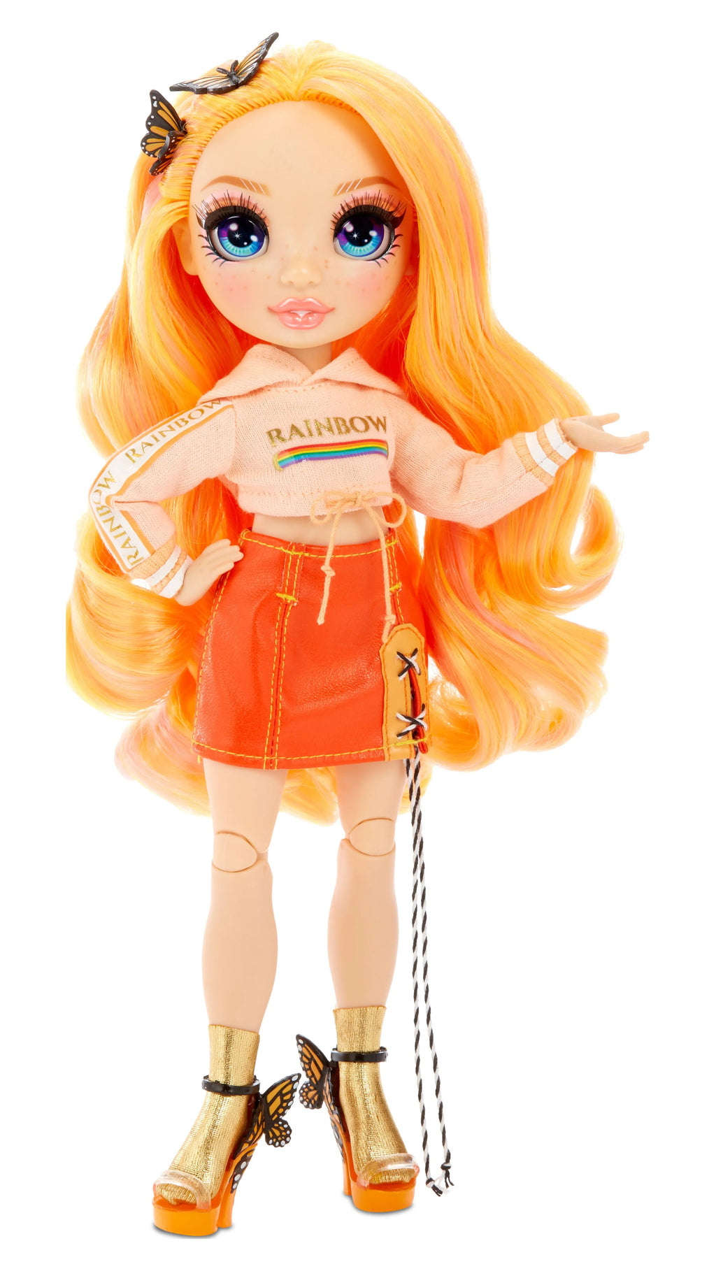 Orange Fashion Doll with 2 Outfits J61369