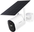 Solar Battery Powered Wireless Security Camera with Motion Detection, 1080P HD, Color Night Vision, IP65 Weatherproof K48744